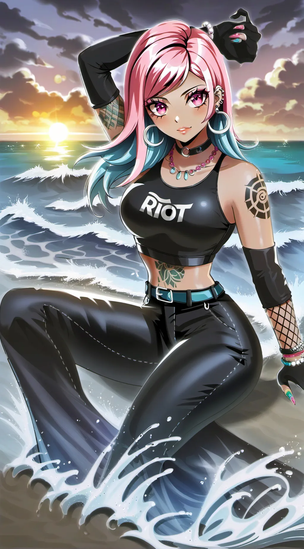 ai character: misha reina background