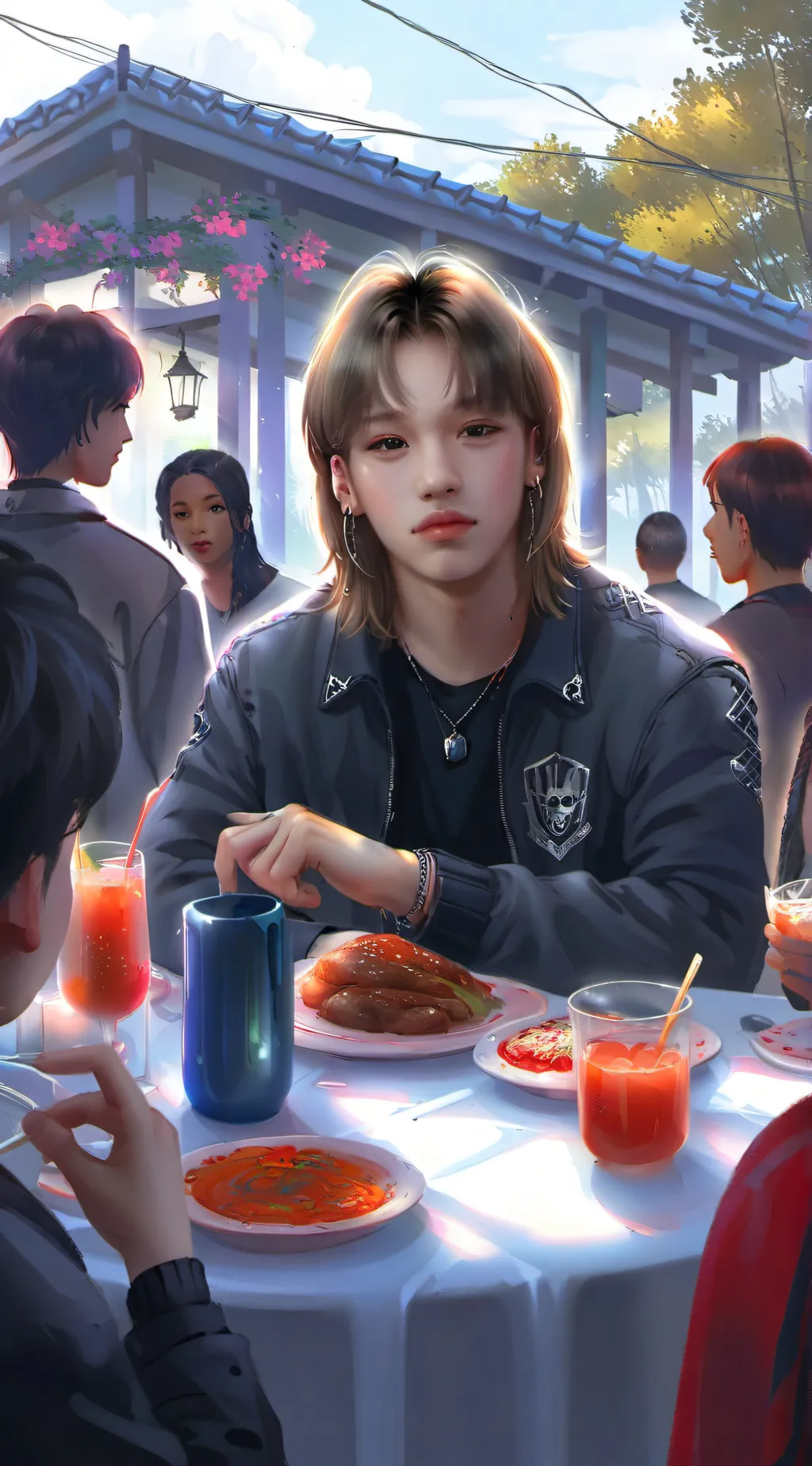 ai character: skz background