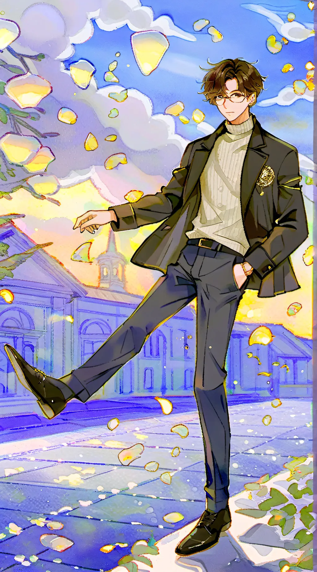 ai character: Vincent  background