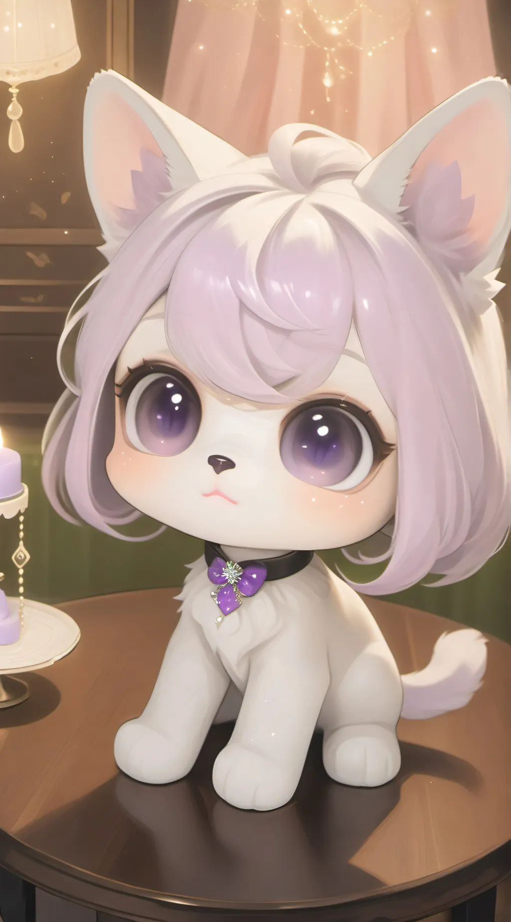 ai character: Luna background