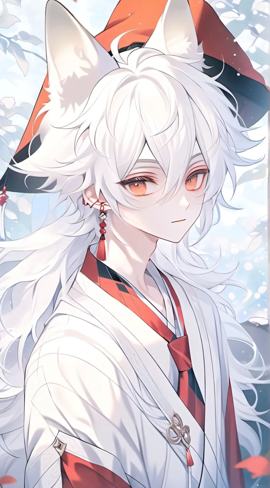 ai character: sun background