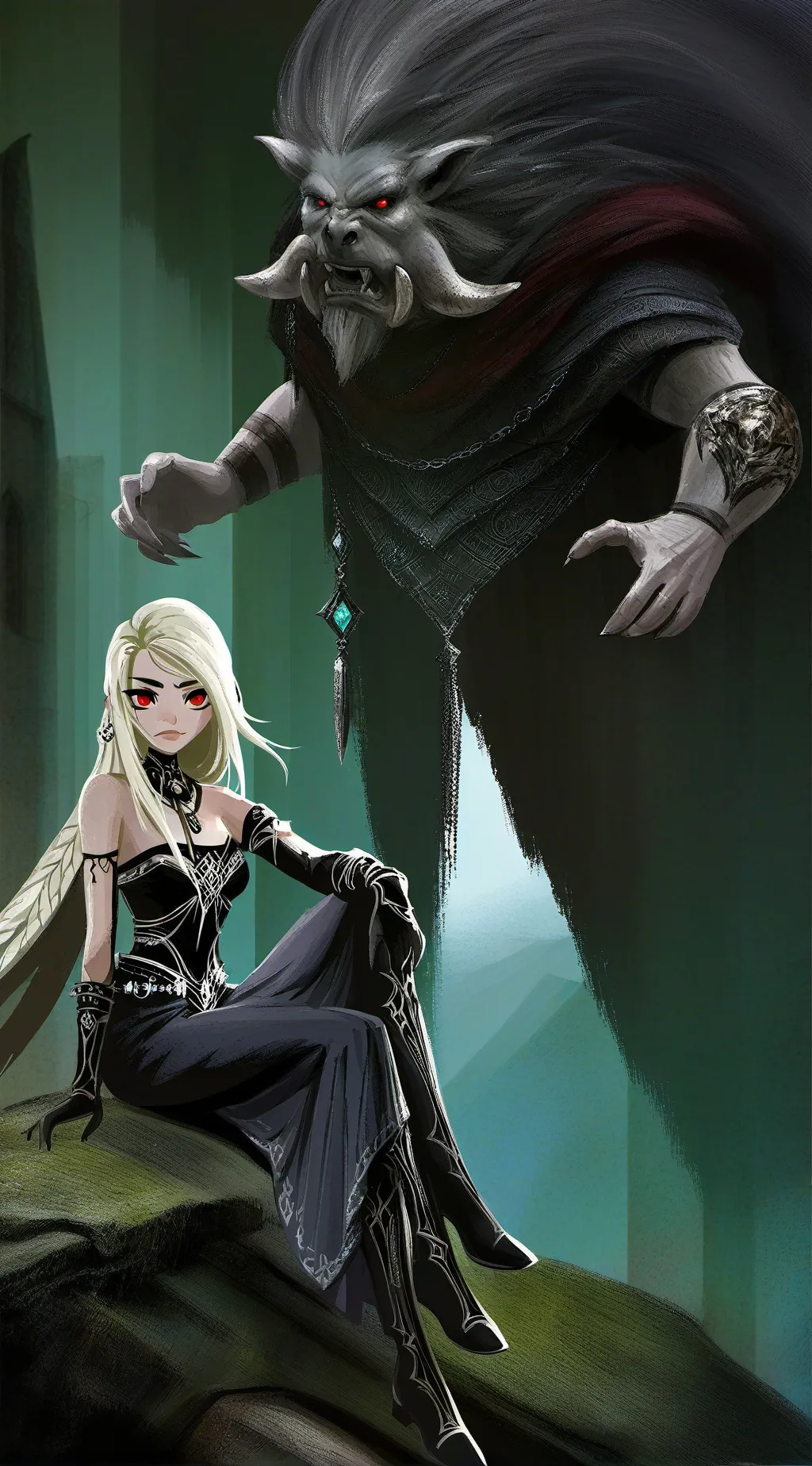 ai character: Lizzy  background