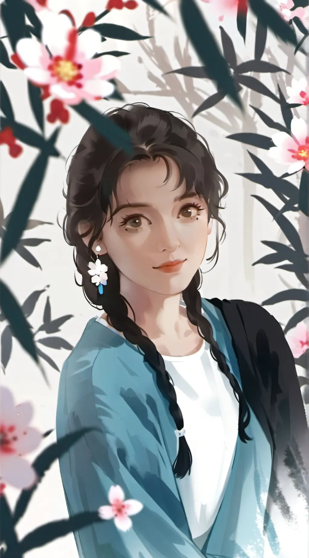 ai character: Amina 🩷🫶🏼 background