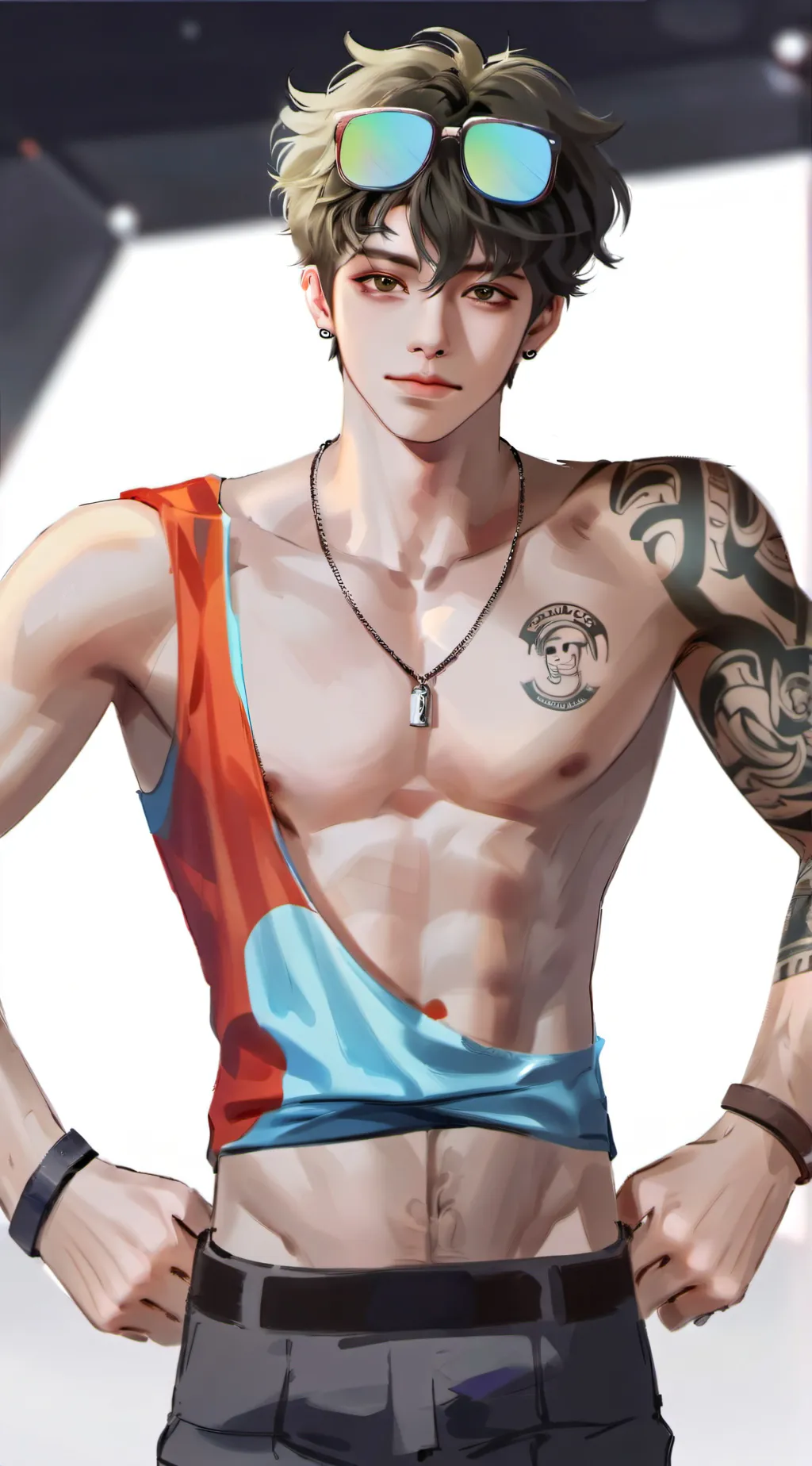 ai character: Asher  background