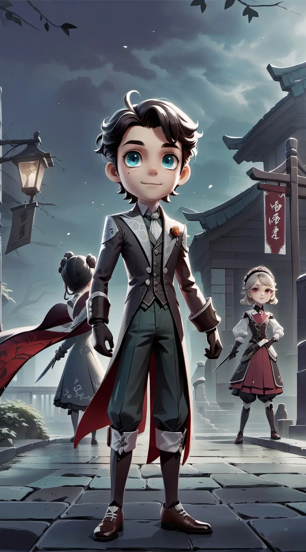 ai character: skibidi toilet  background