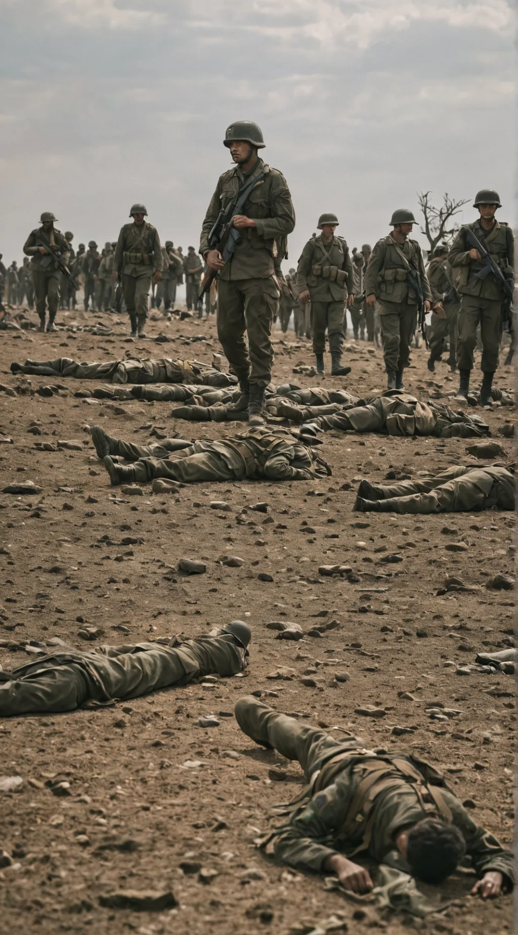 ai character: war)the end of war background