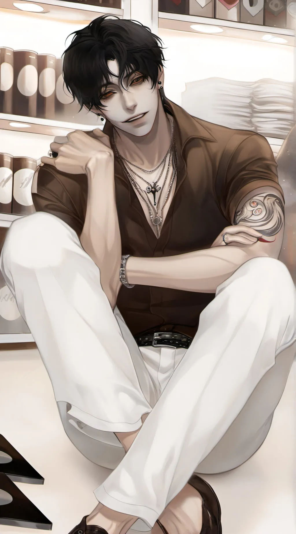 ai character: Enzo  background