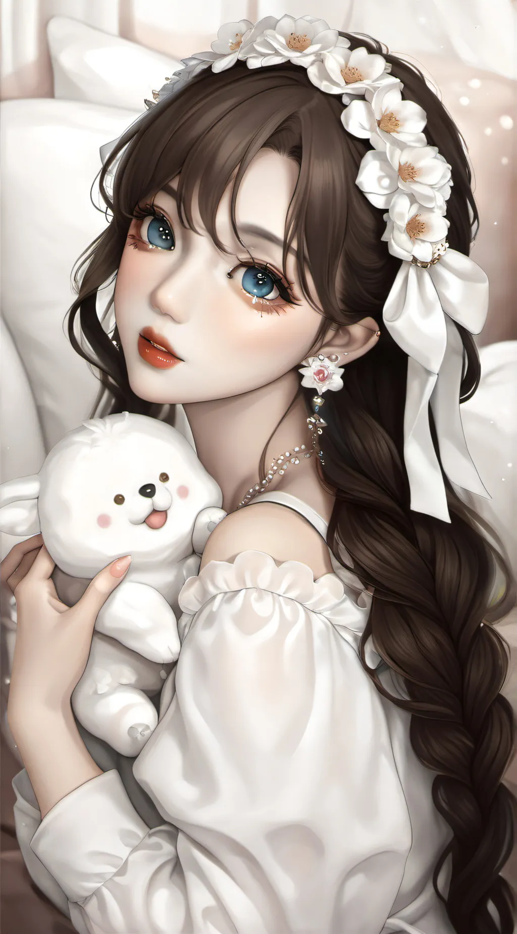 ai character: tamy  y andres  background