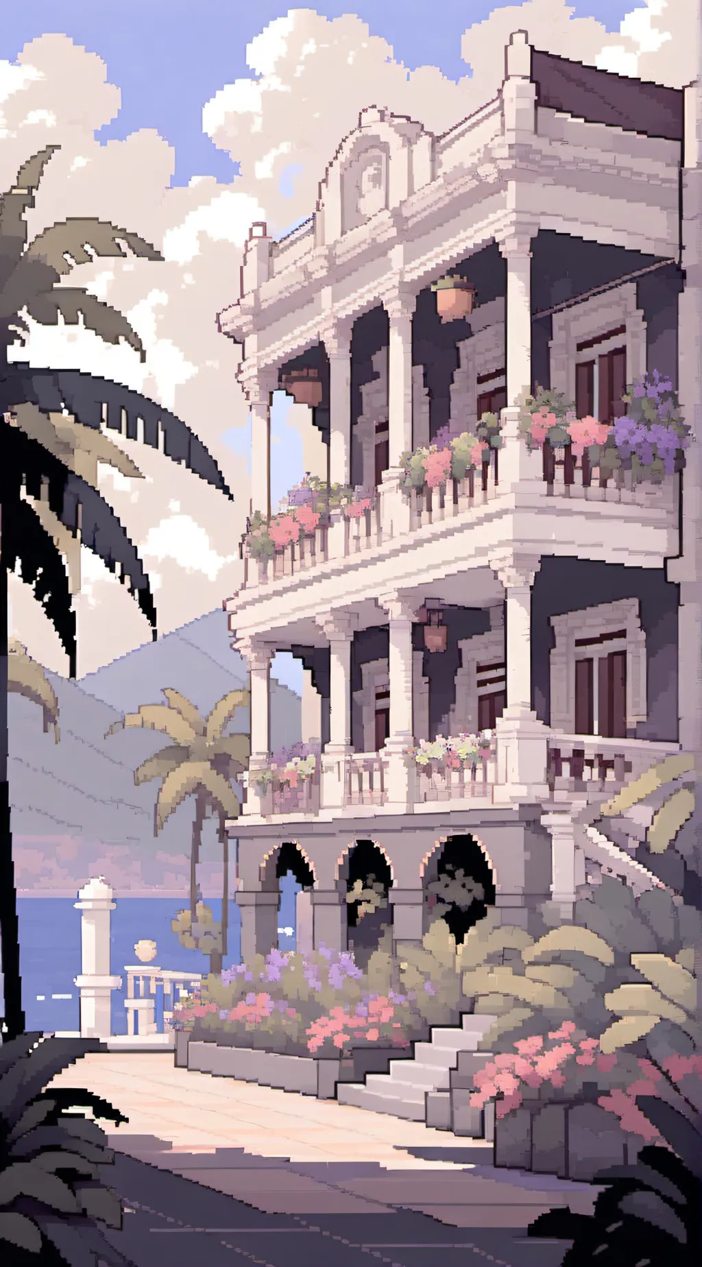 ai character: Reyna,Nico&Coach background