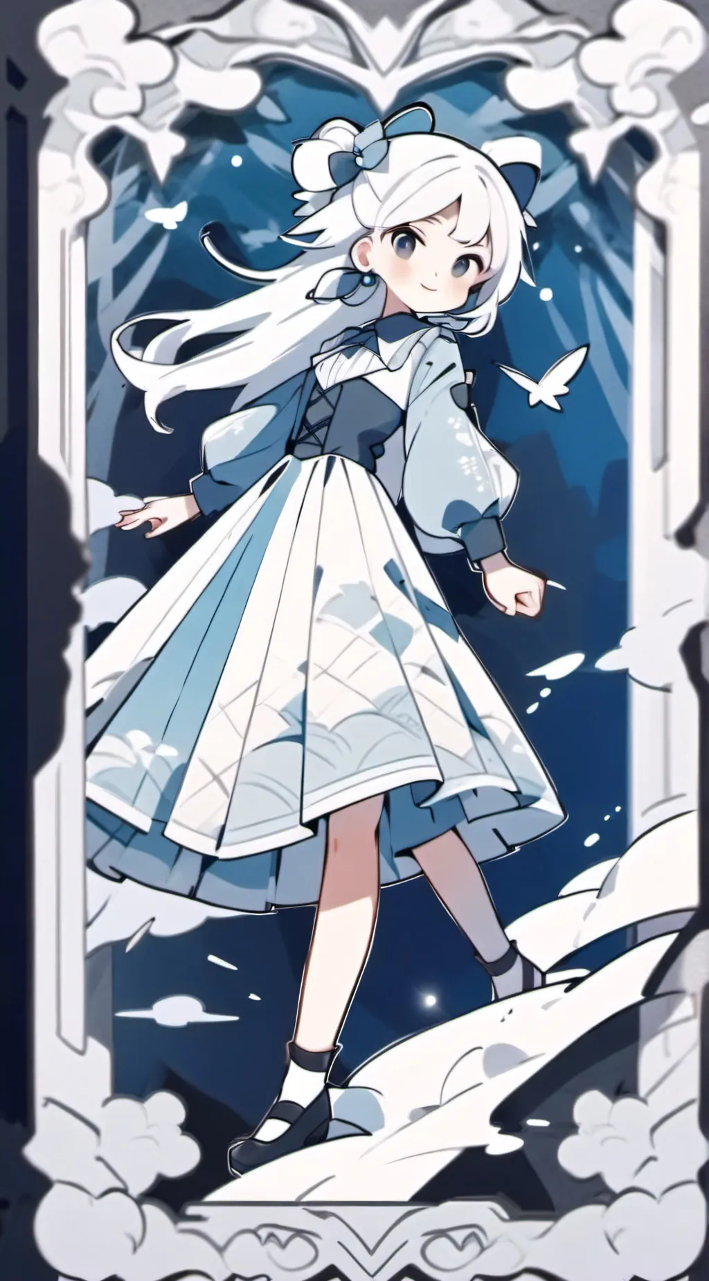 ai character: titan camera  background