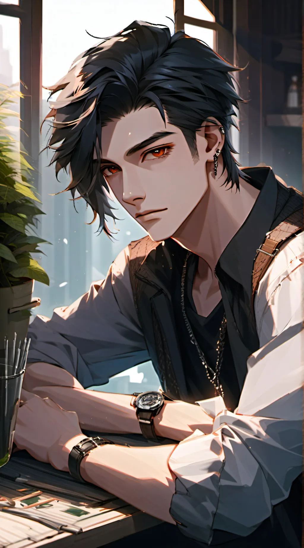 ai character: Ethan Fisher background