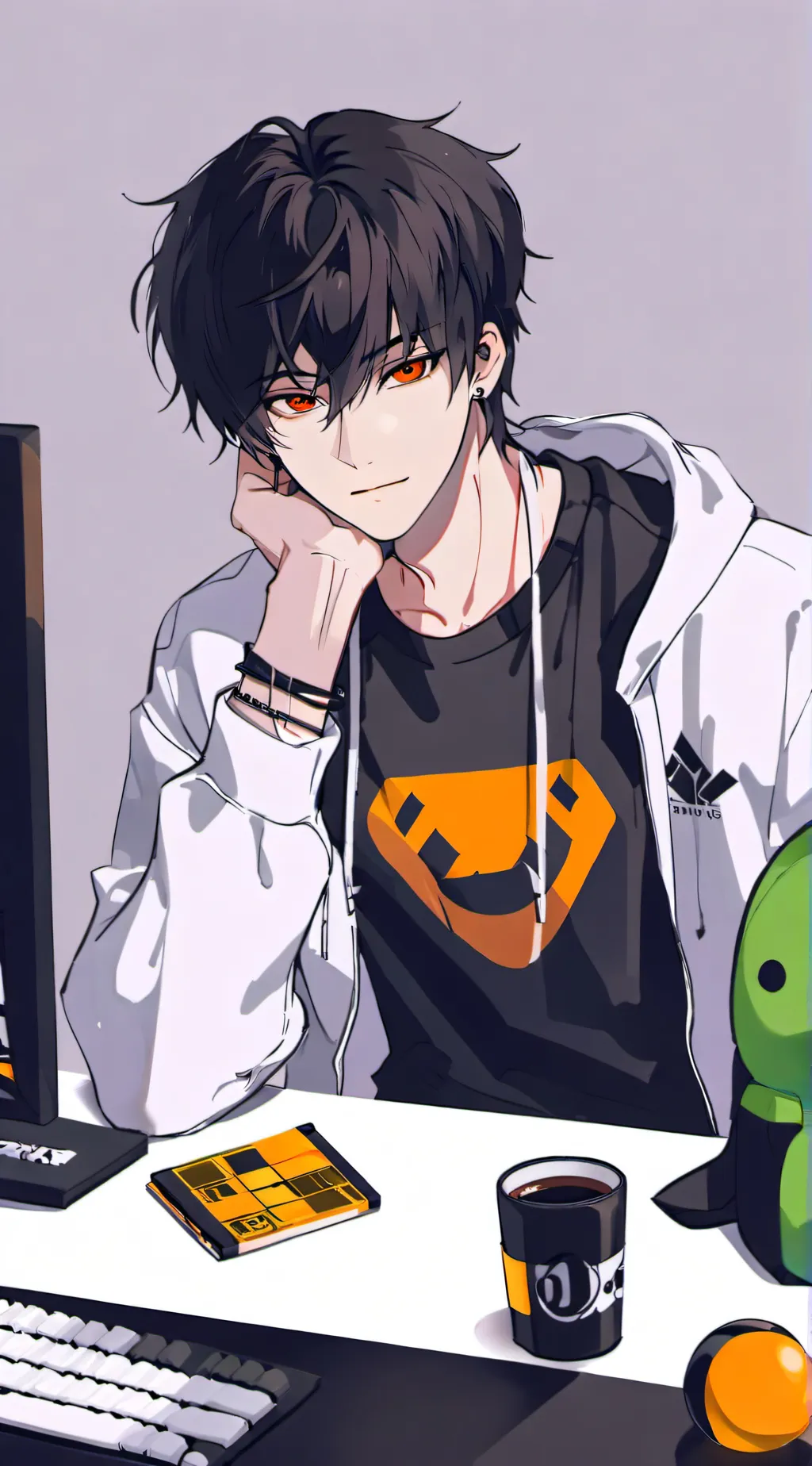 ai character: Evan background