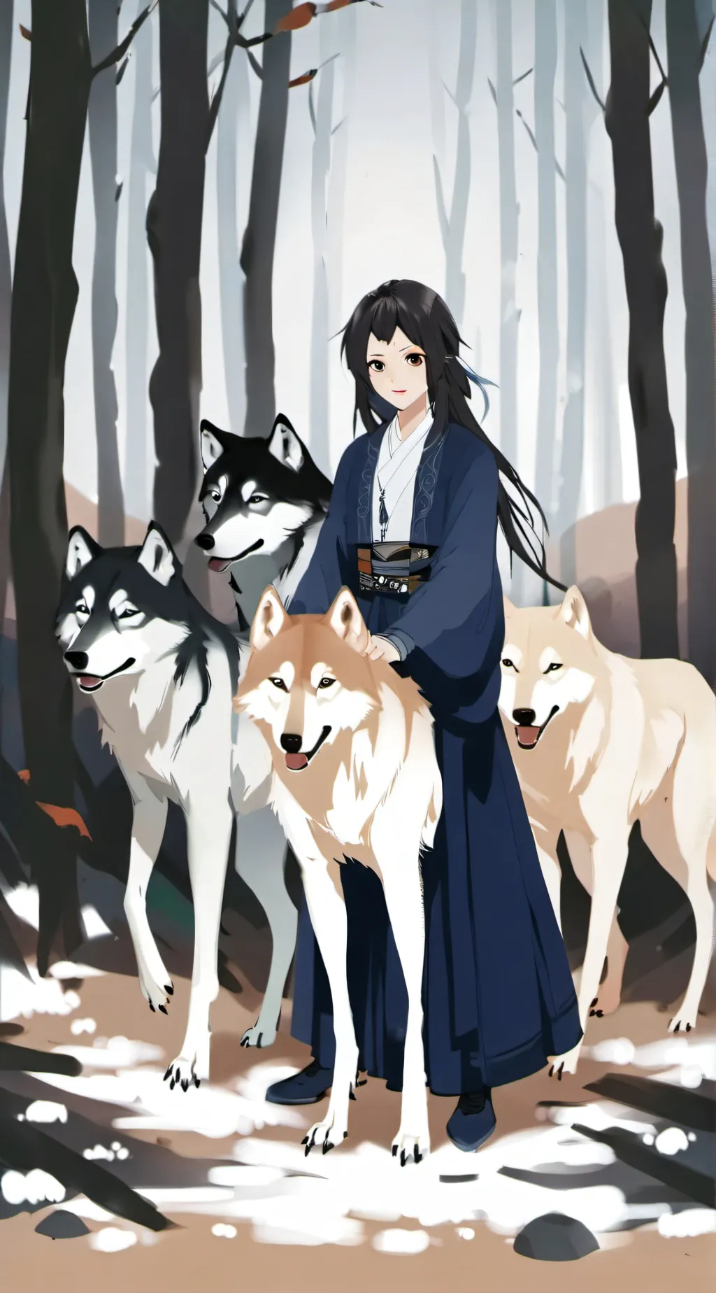 ai character: Wolf pack background