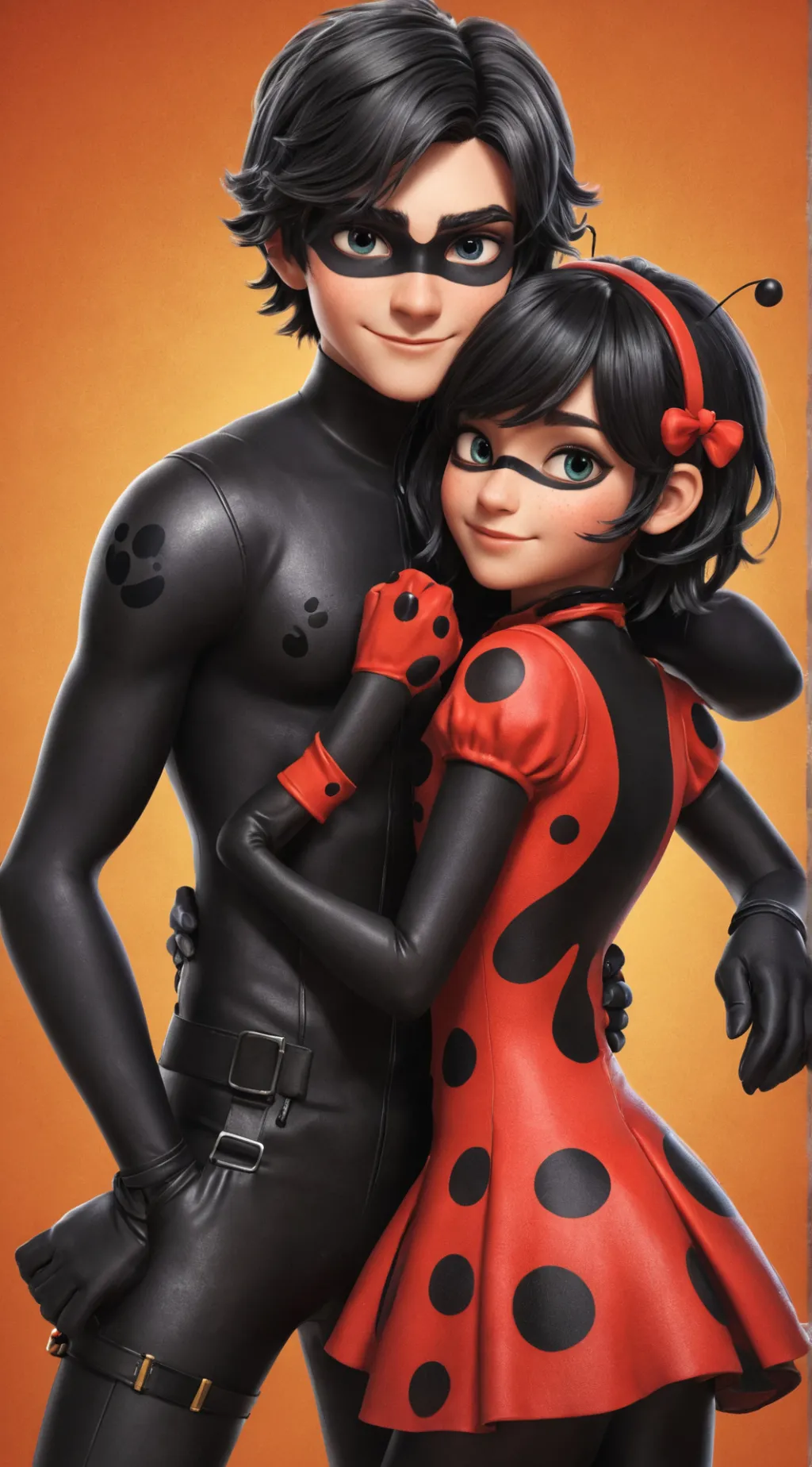 ai character:  Catnoir background