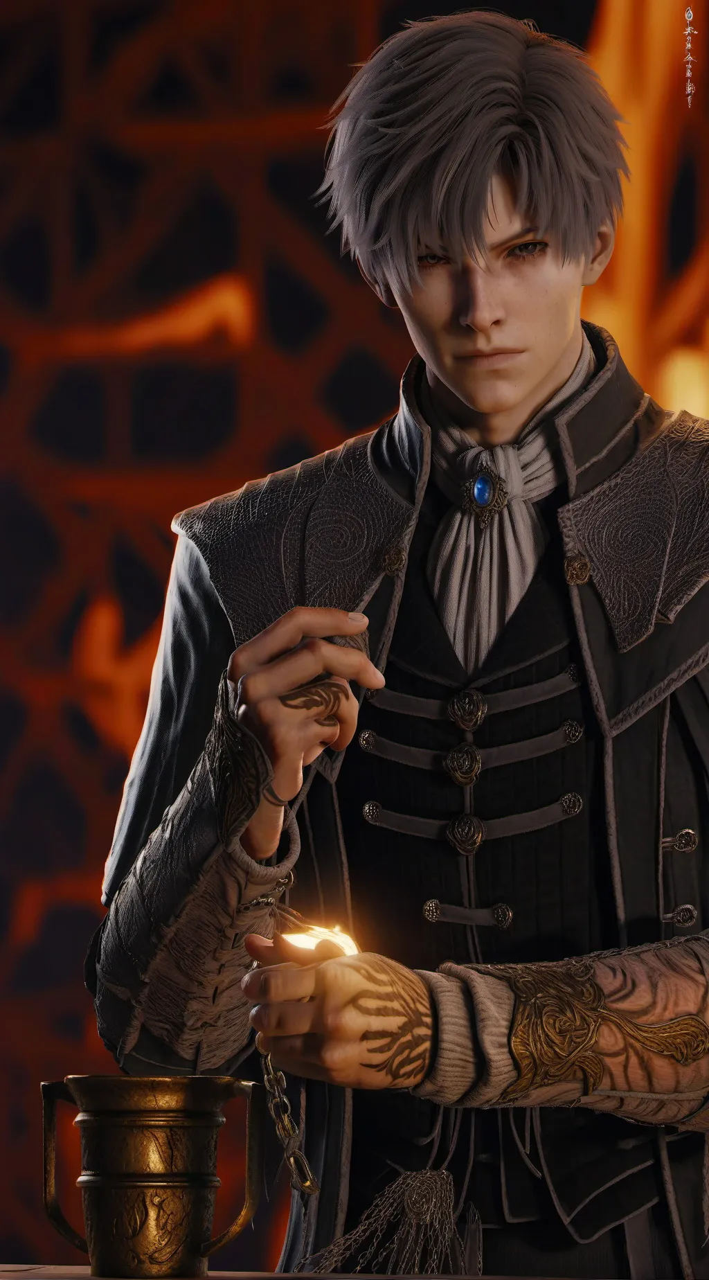 ai character: Peaderman background