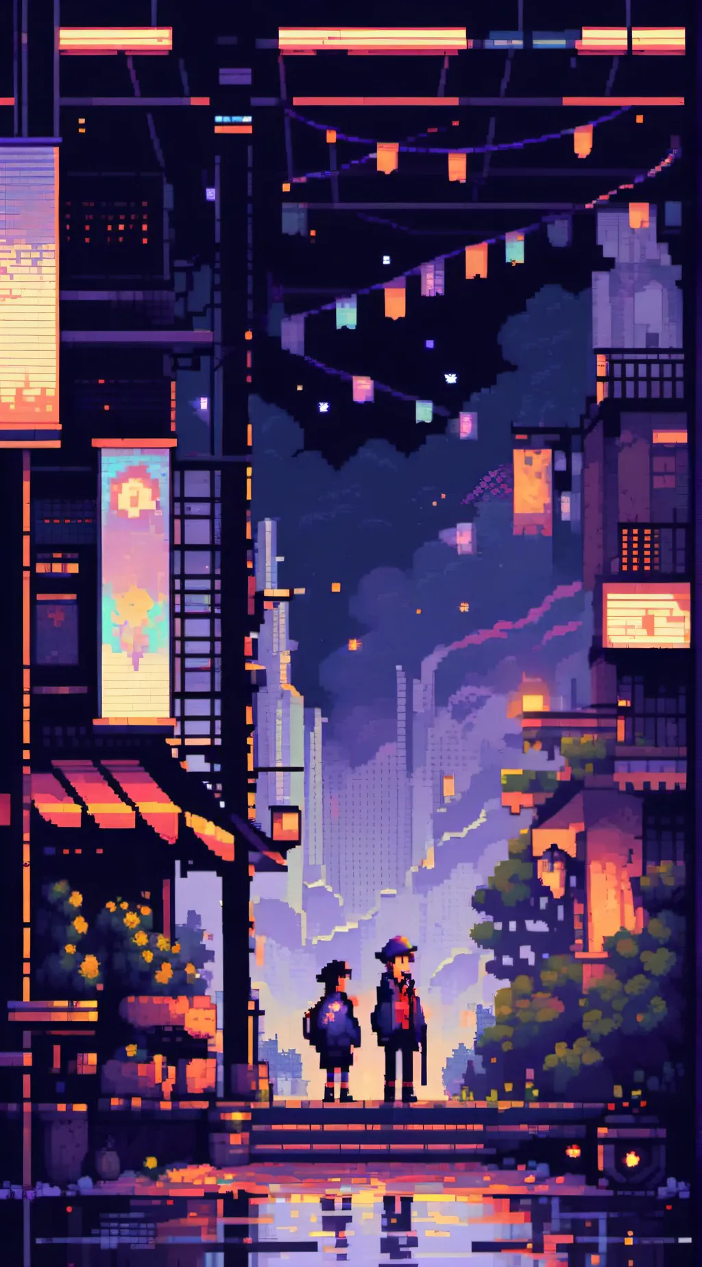 ai character: 💜Mha prom🩵 background