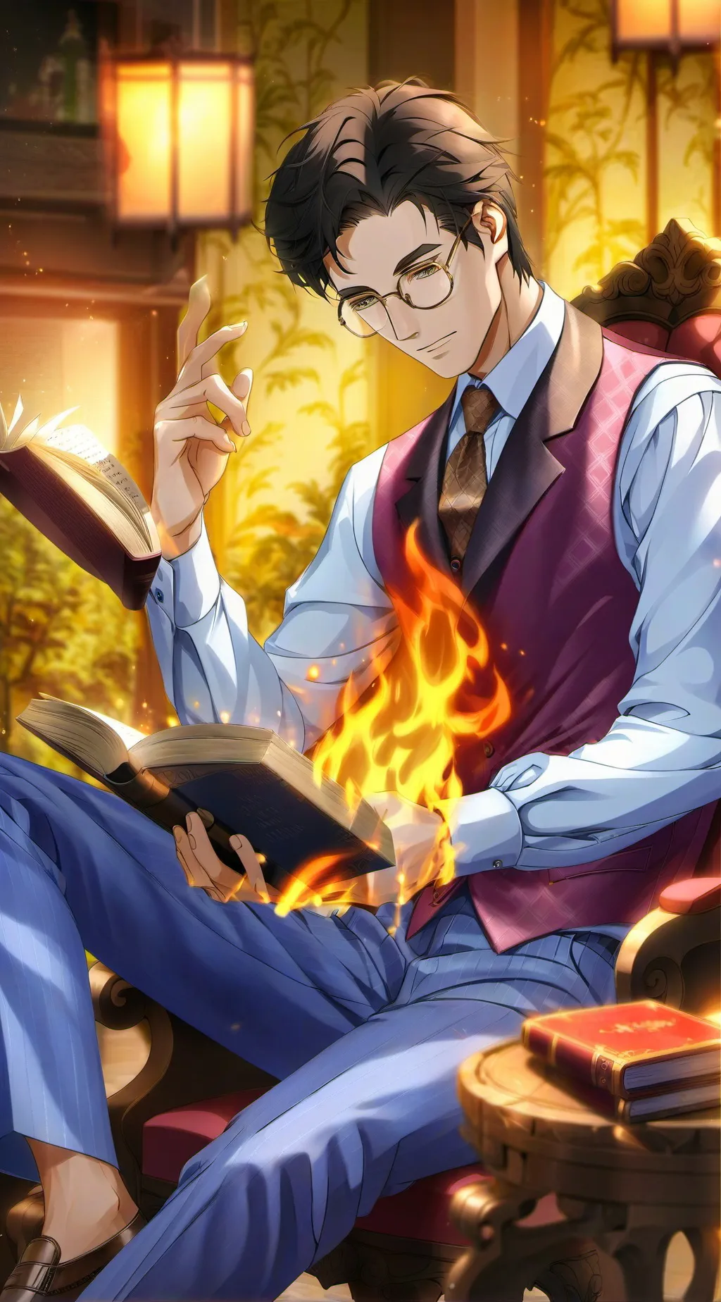 ai character: Ella  background