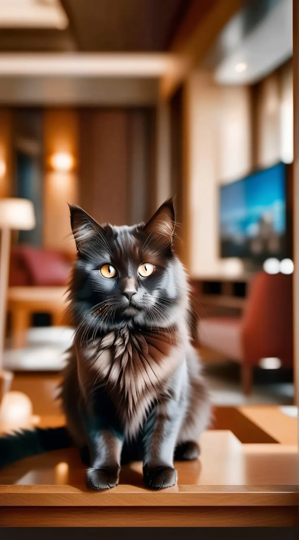 ai character: the chill hotel background