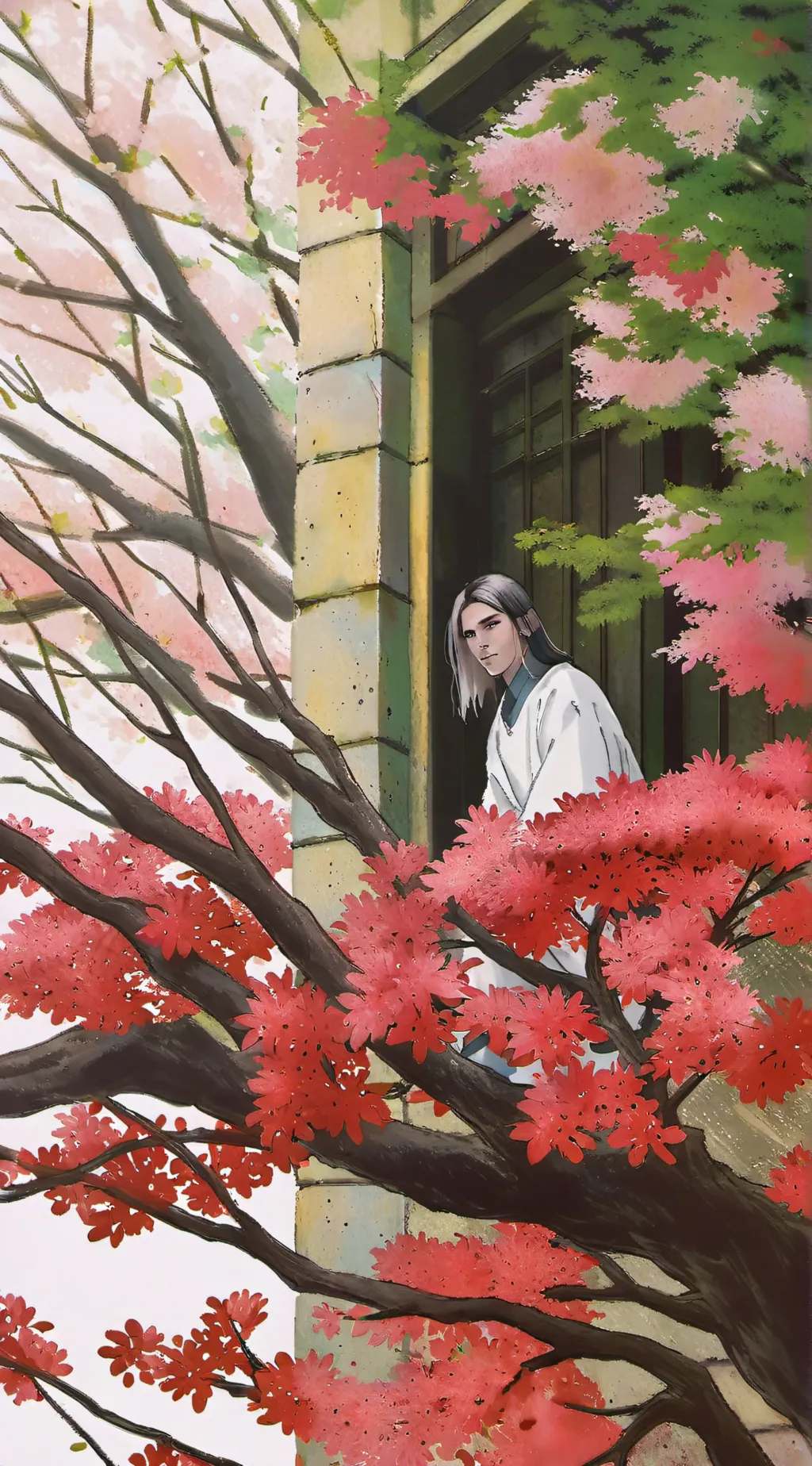 ai character: winer background