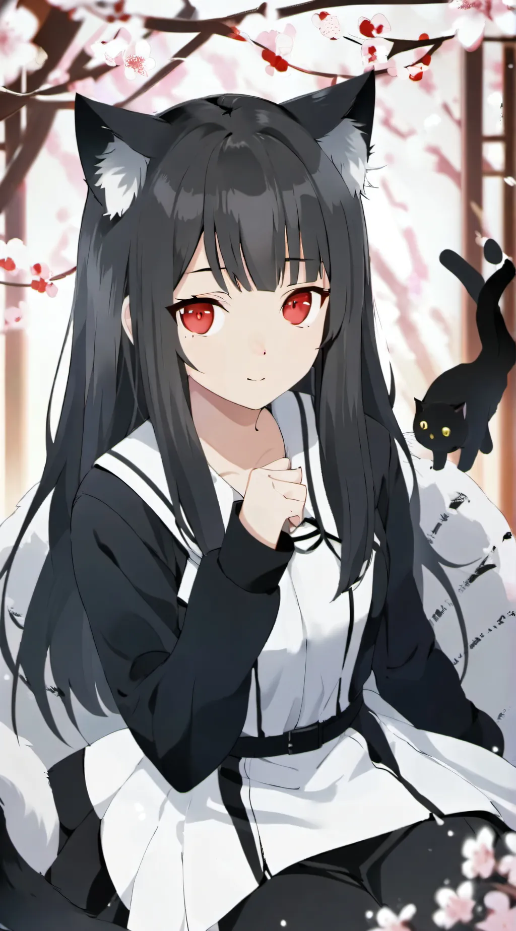 ai character: neko background