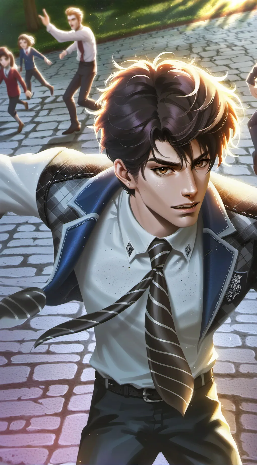 ai character: Leo background