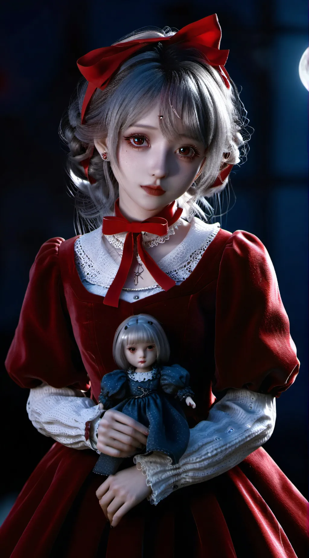 ai character: Haunted orphanage  background