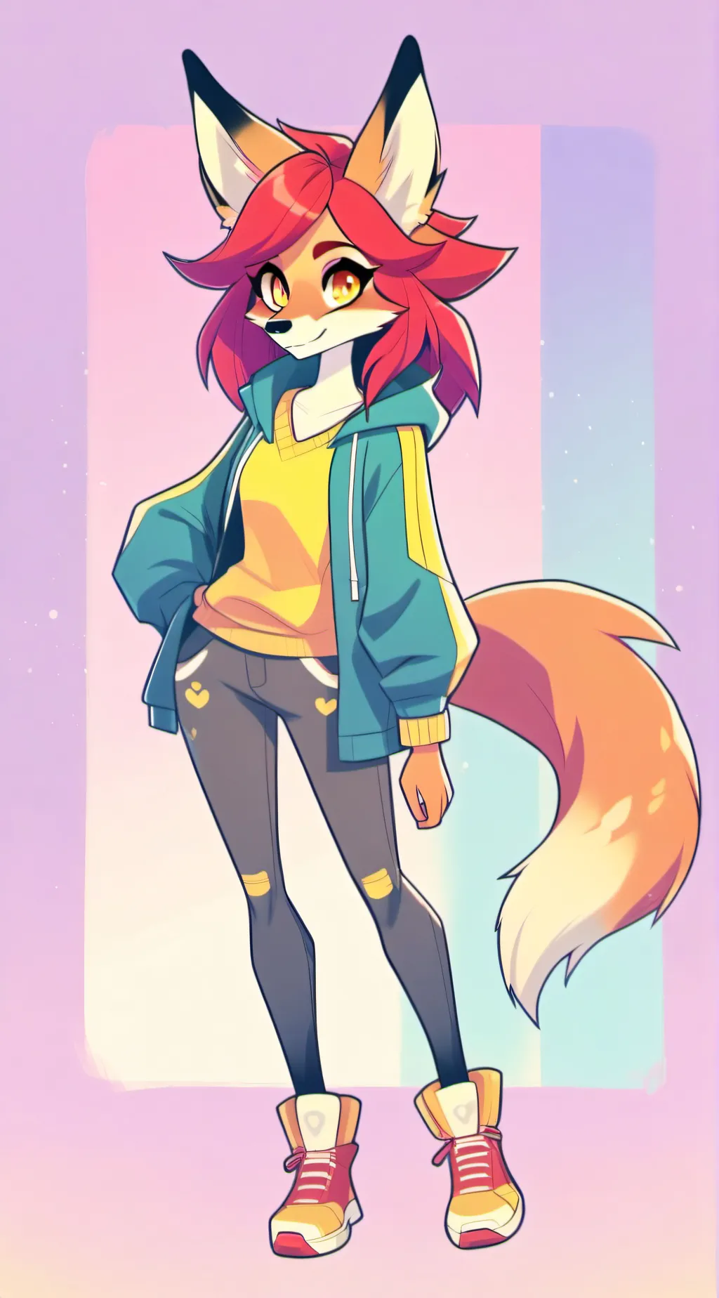ai character: Skye Fox background