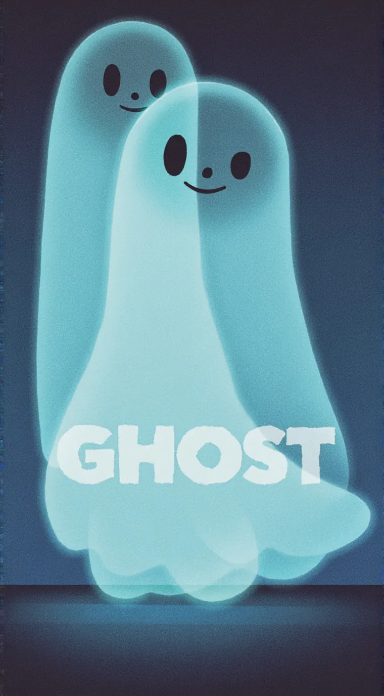 ai character: ghost background