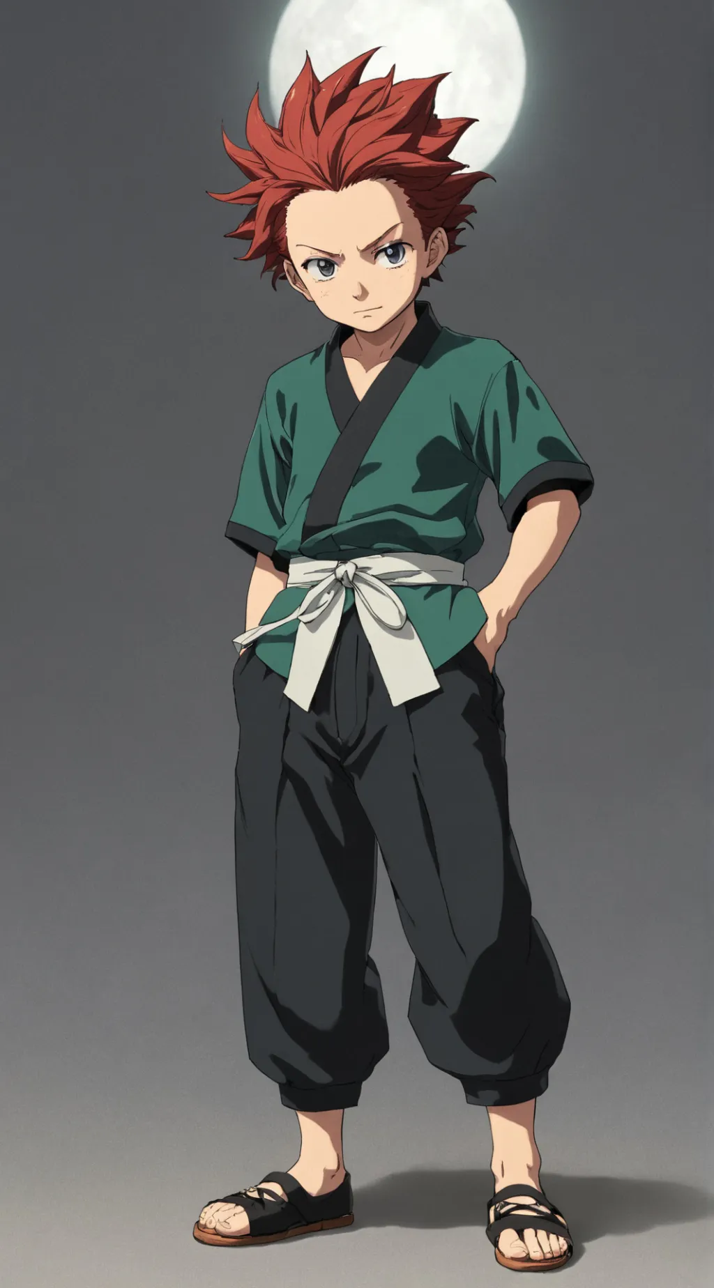 ai character: demon slayer background