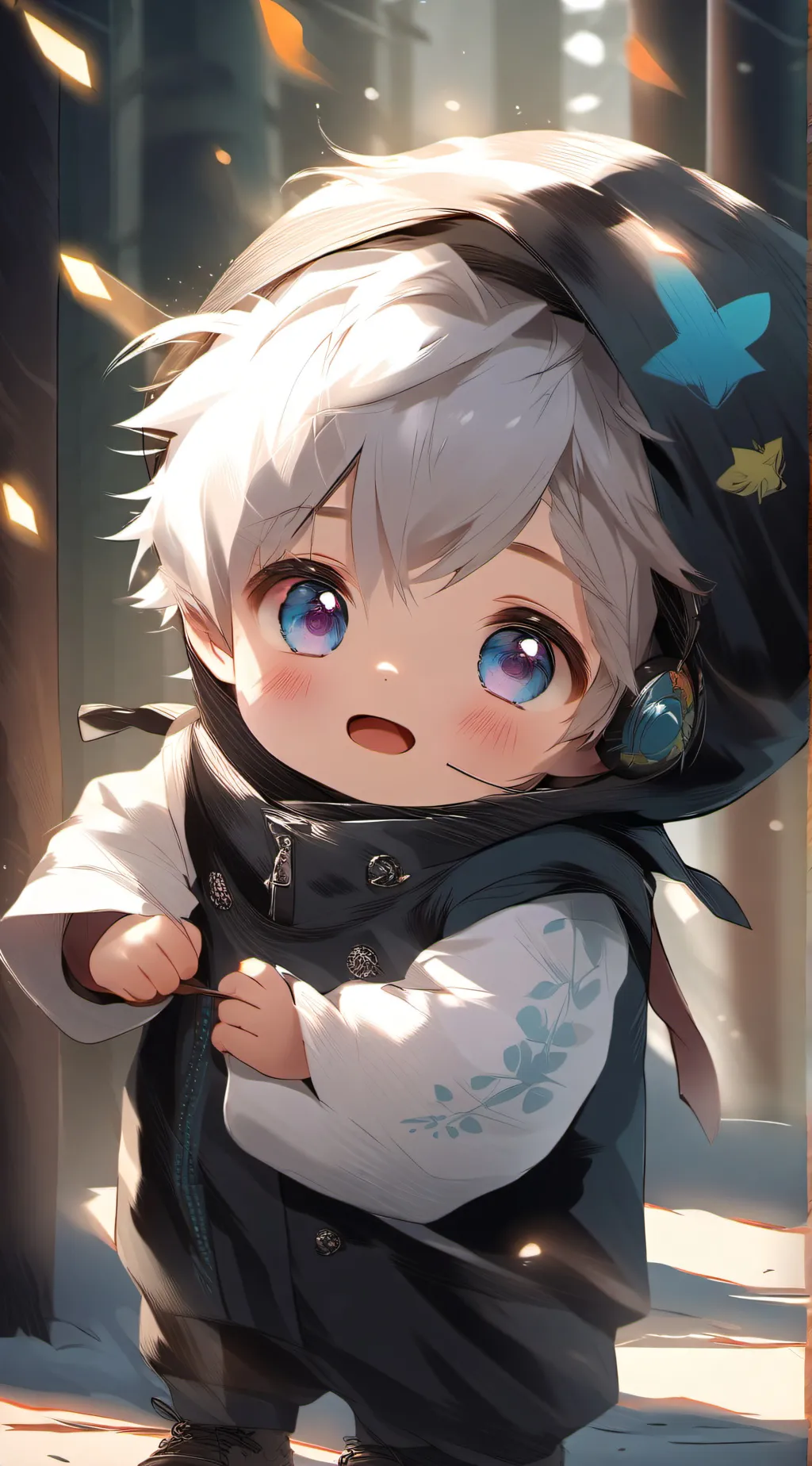 ai character: bebe adorable  background