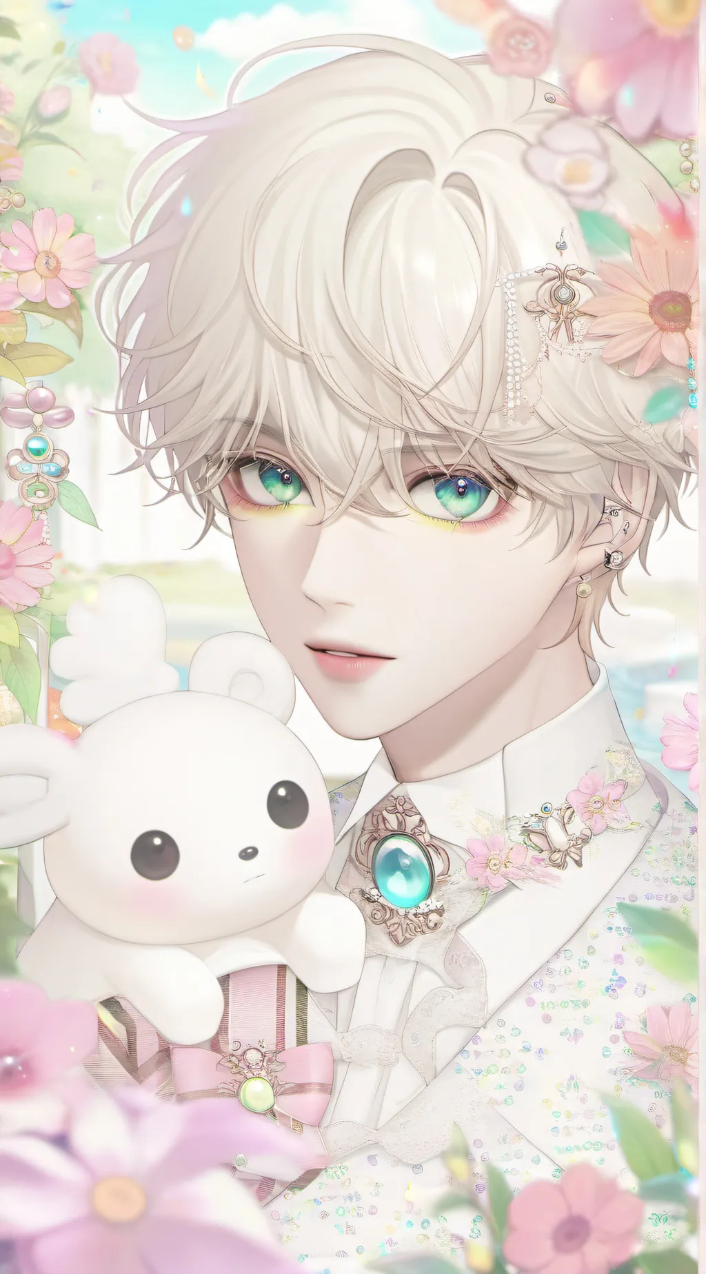 ai character: Mha x Aphmau  background