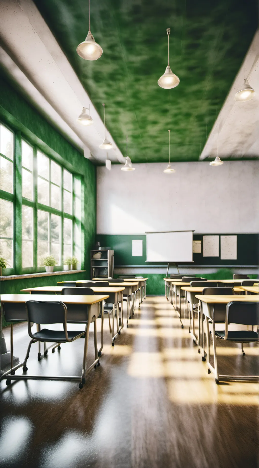 ai character: just a school  background