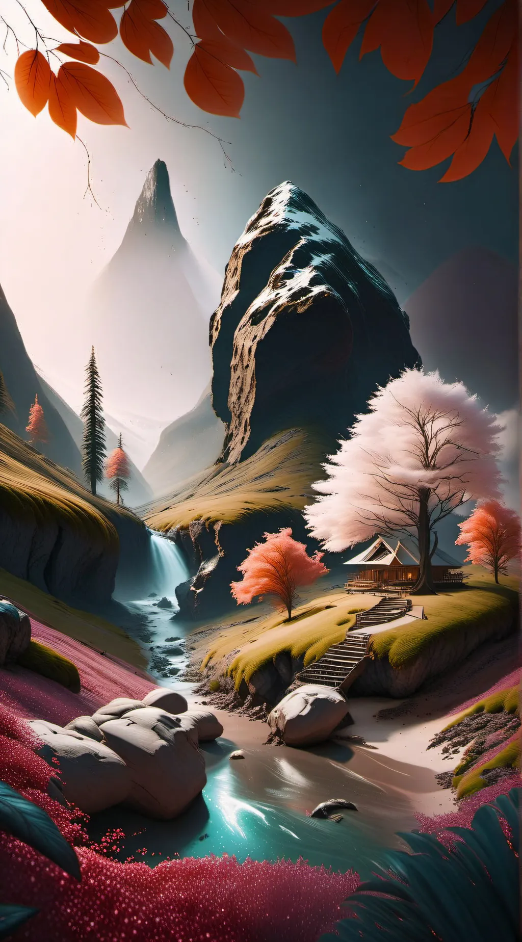 ai character: tbhk X demon slaye background