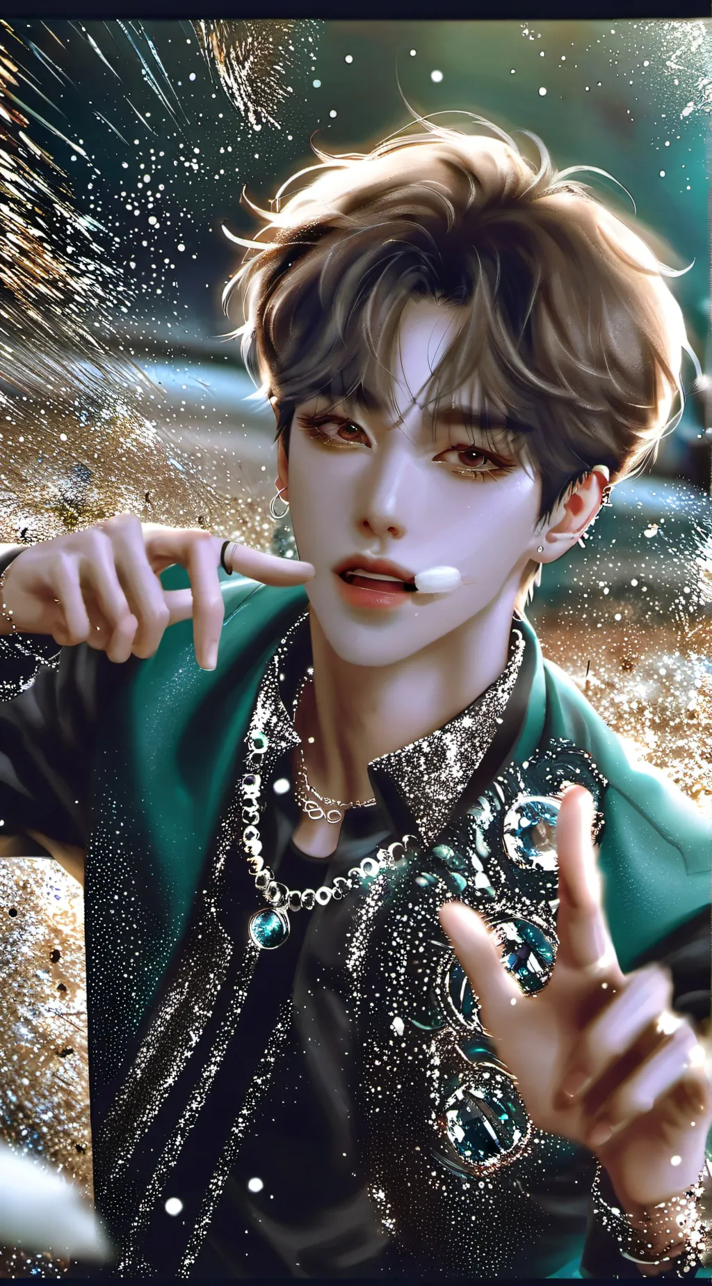 ai character: Hyunjin background