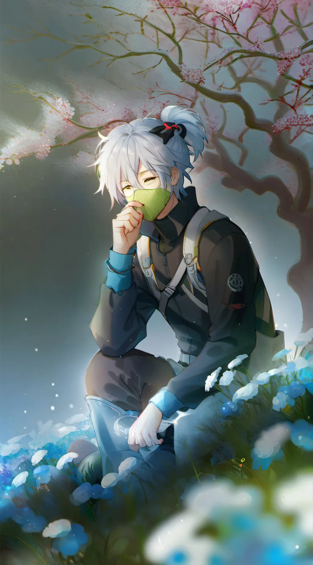 ai character: jjk and naruto background