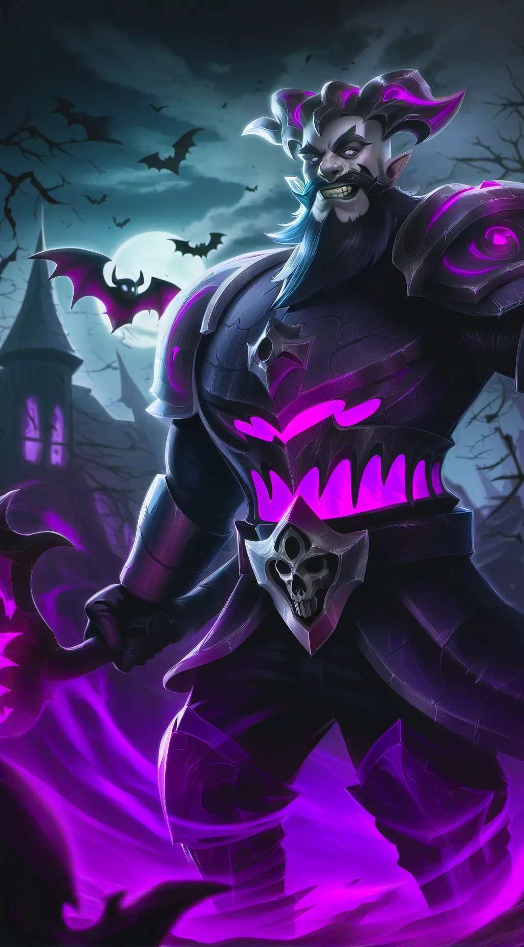 ai character: Halloween  background