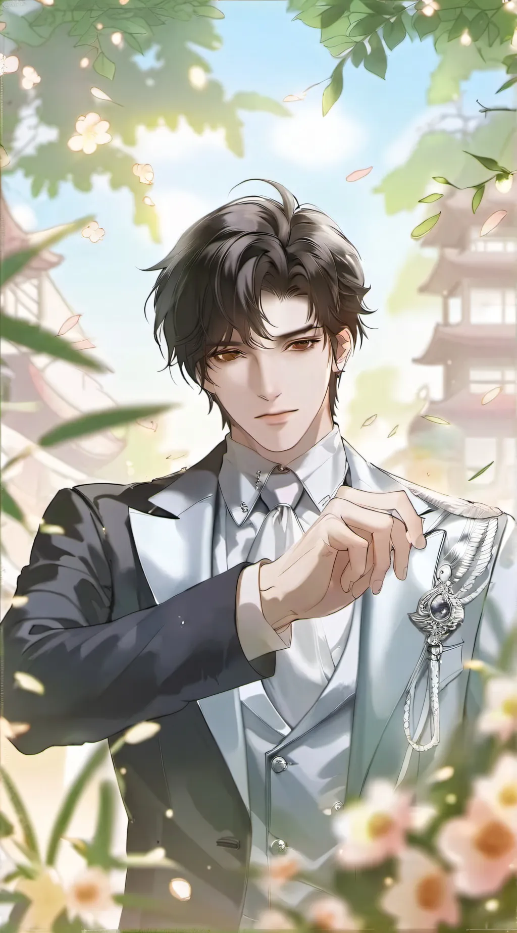 ai character: °~° DERIC °~° background