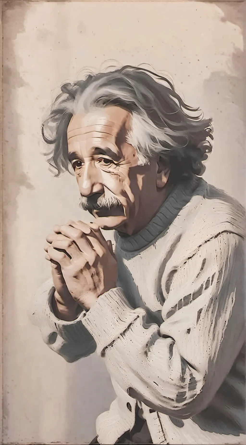 ai character: Albert Einstein background