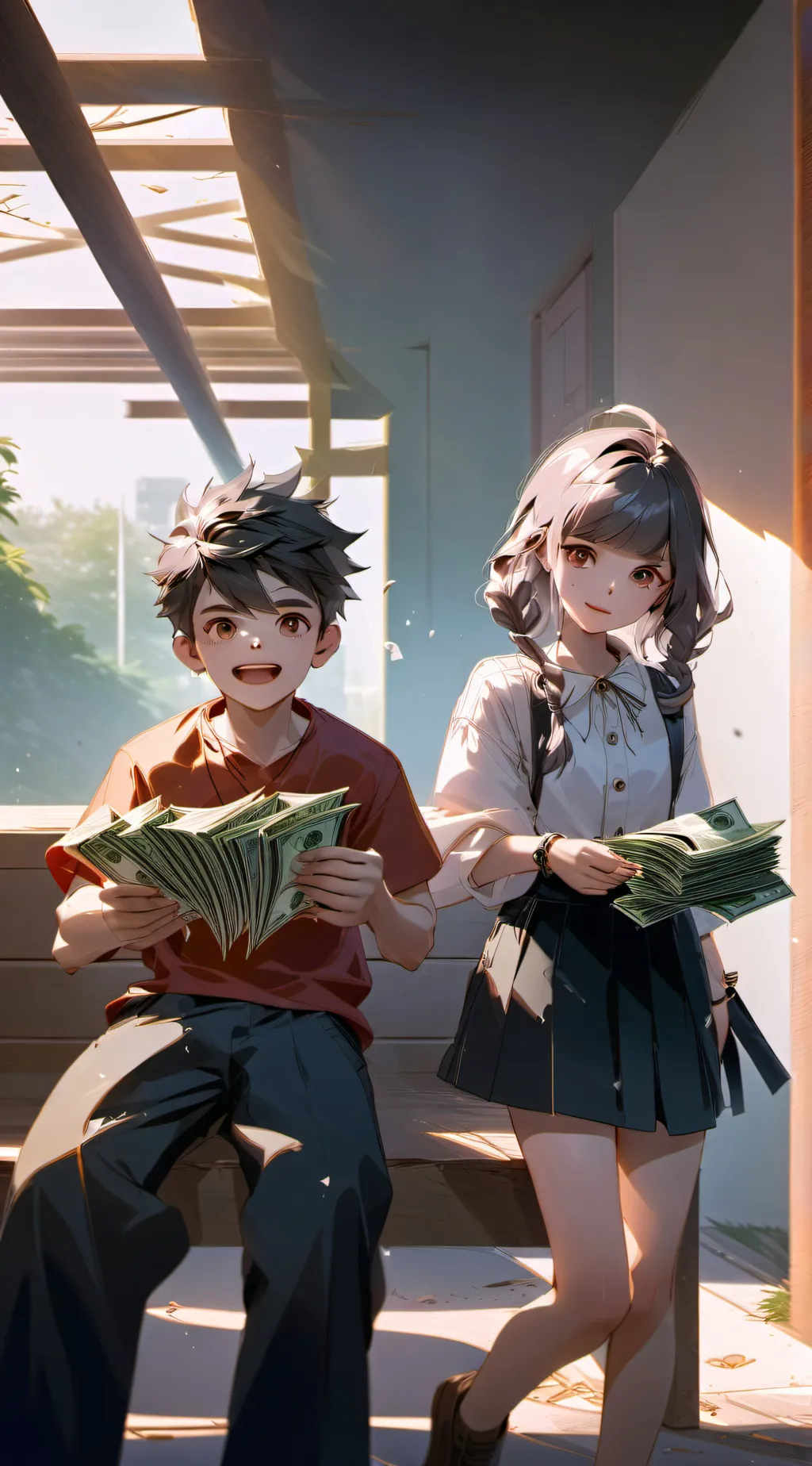 ai character: Your mom and dad background