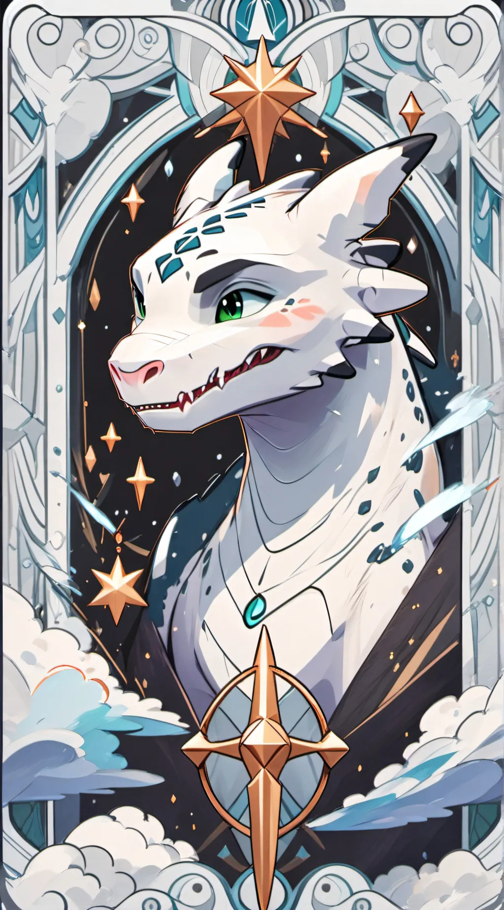 ai character: the light fury background