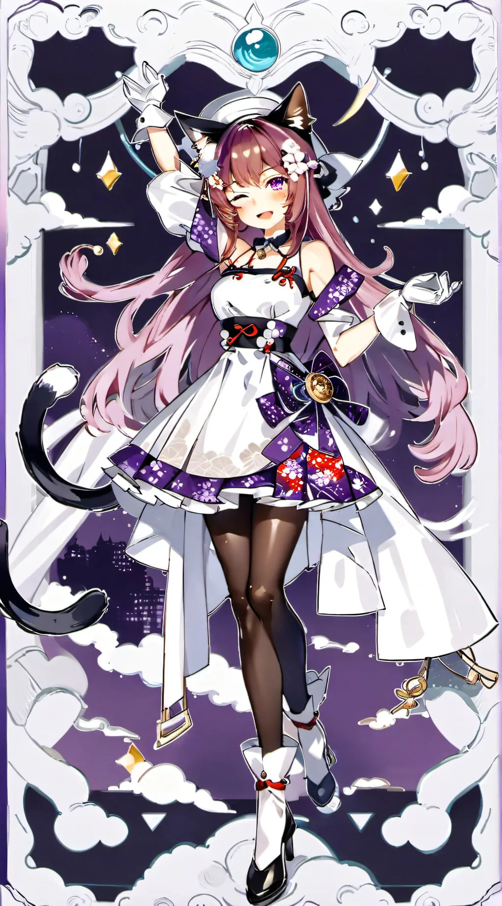 ai character: Akane  background