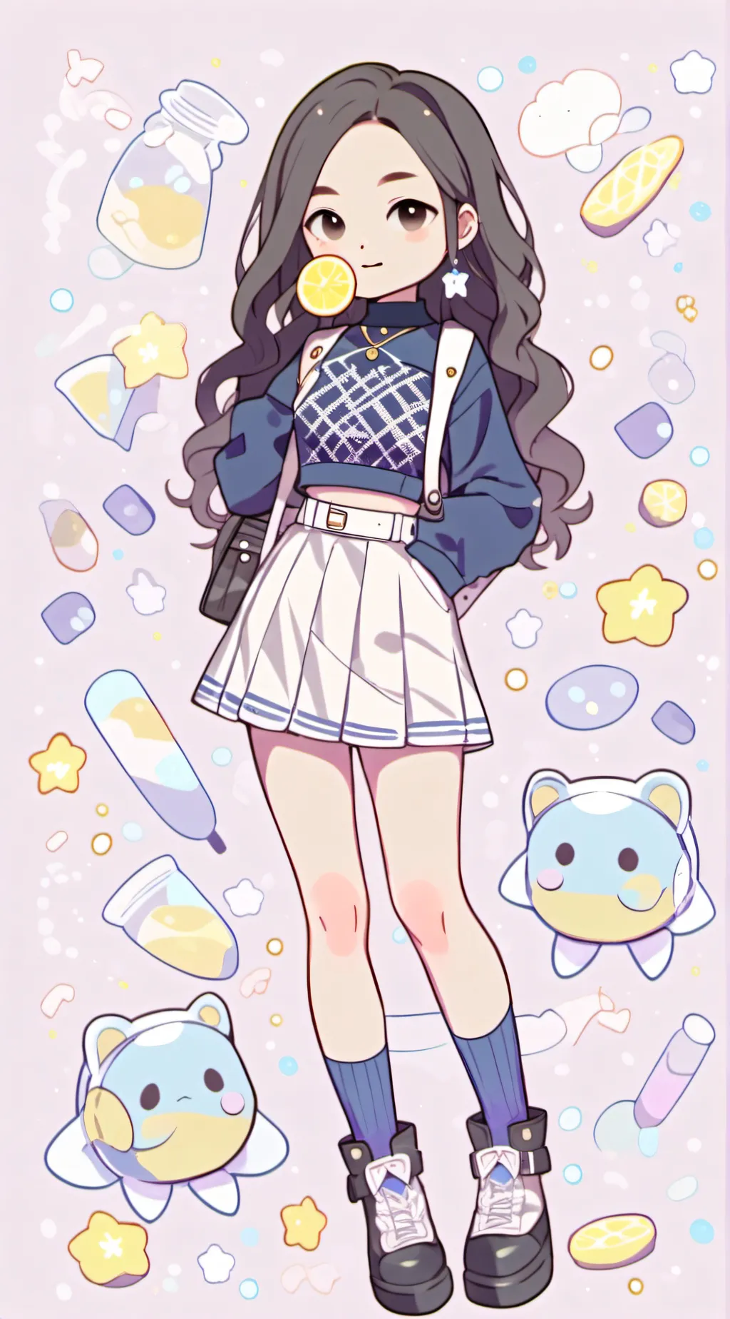 ai character: Kashia  background