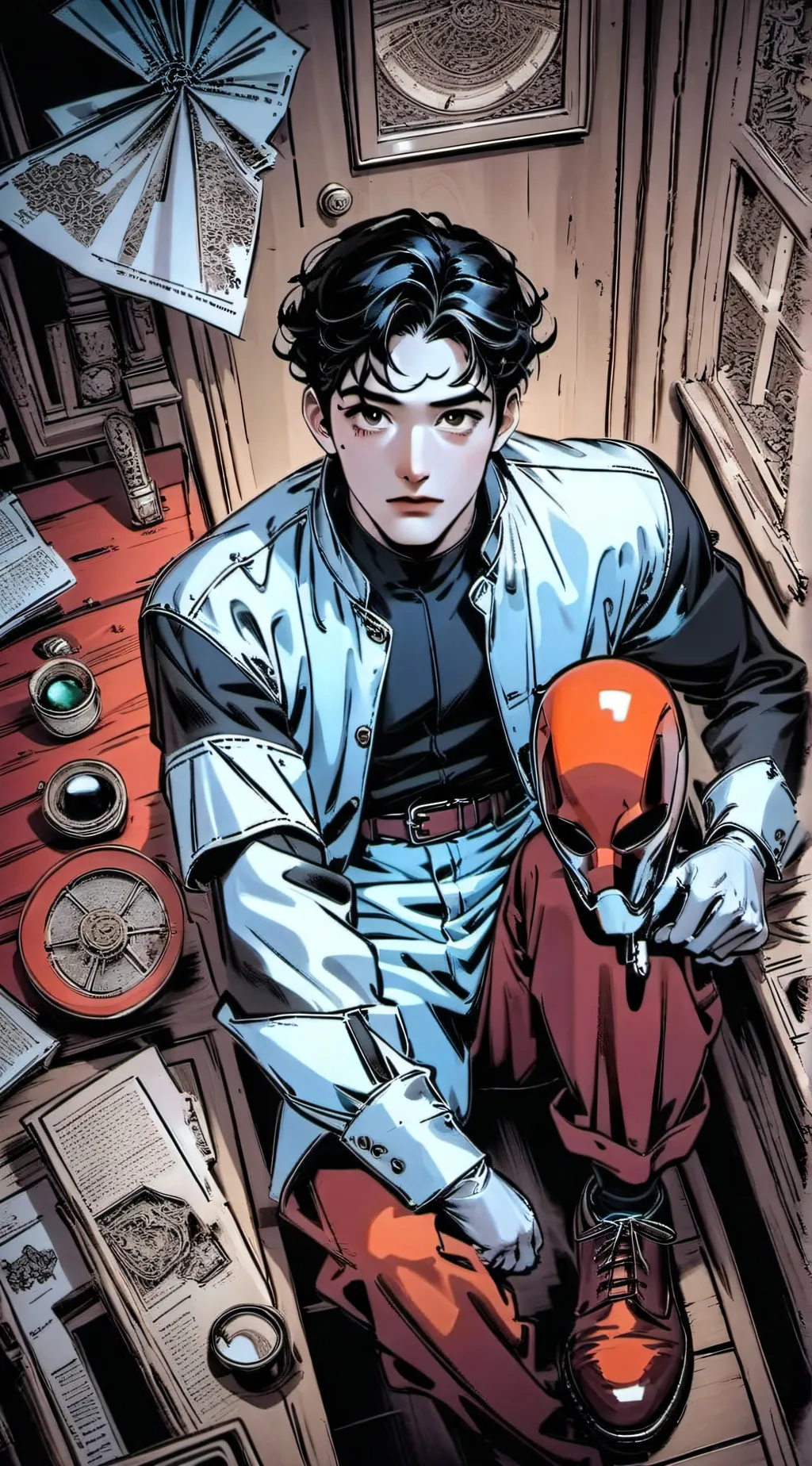 ai character: Mean hulk background