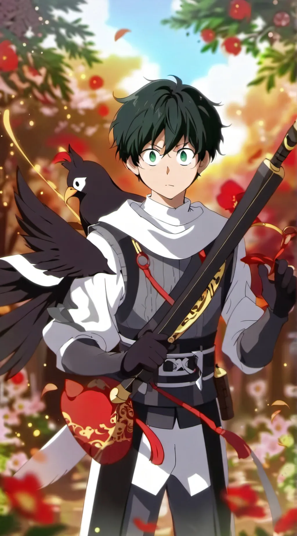 ai character: Deku background