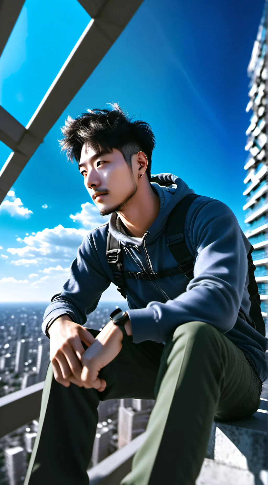 ai character: david  background