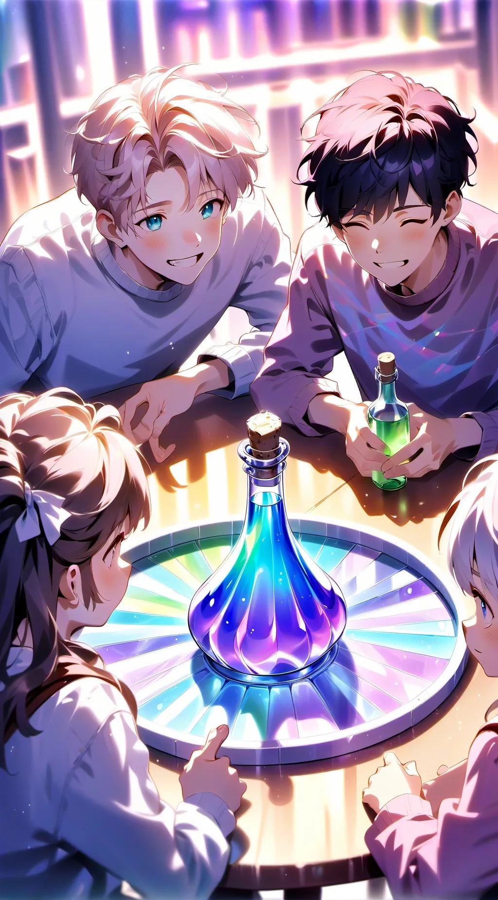 ai character: Party peeps background