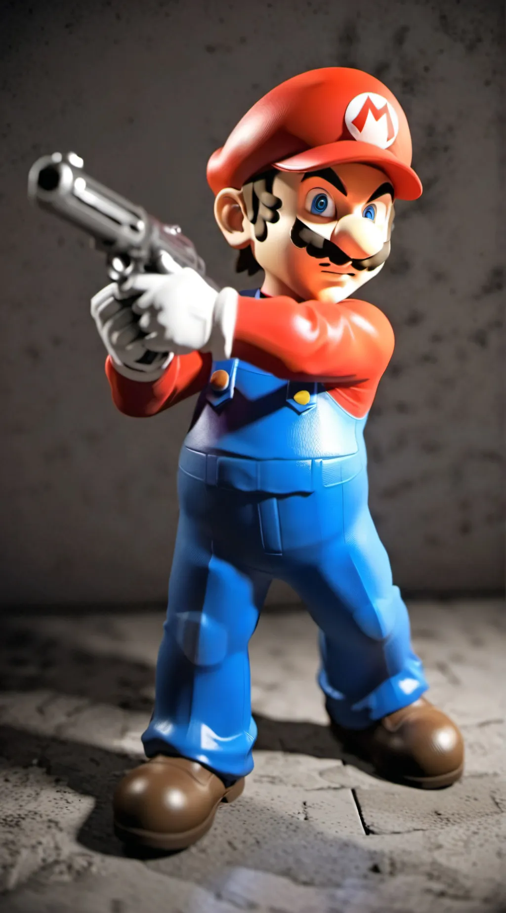 ai character: SMG4 Mario (Remake background