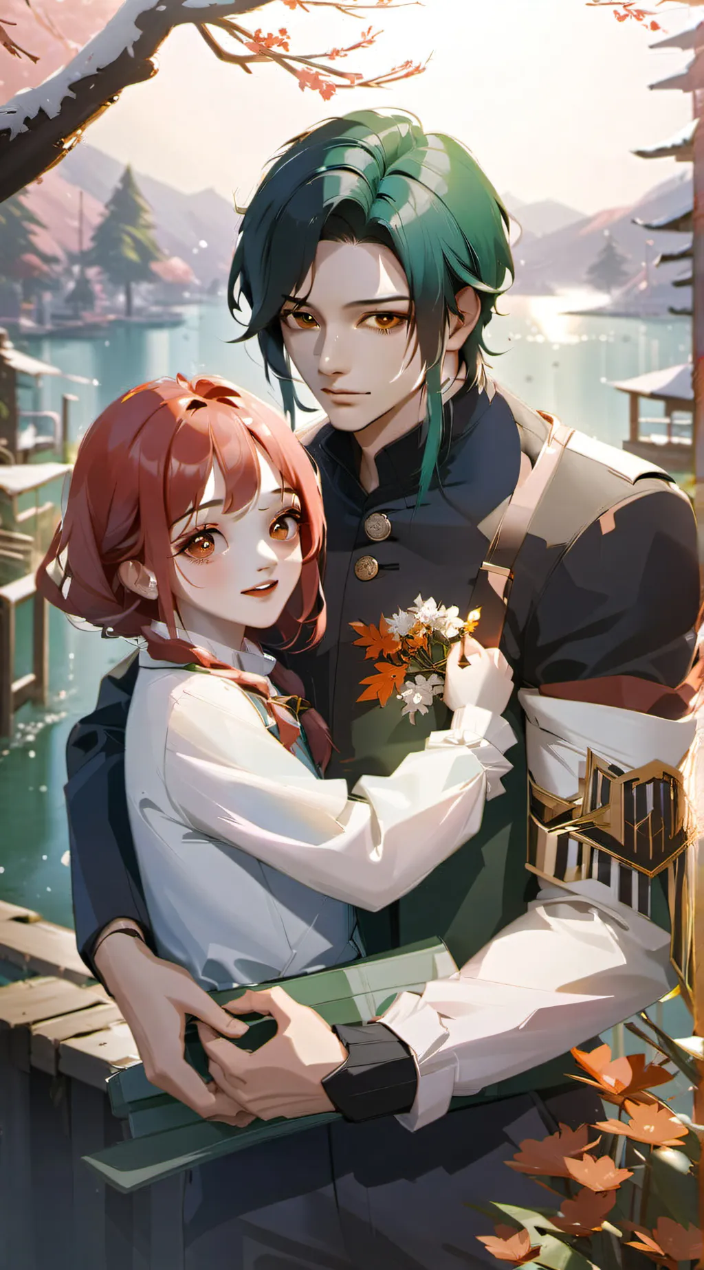 ai character: MHA with Shoto!! background