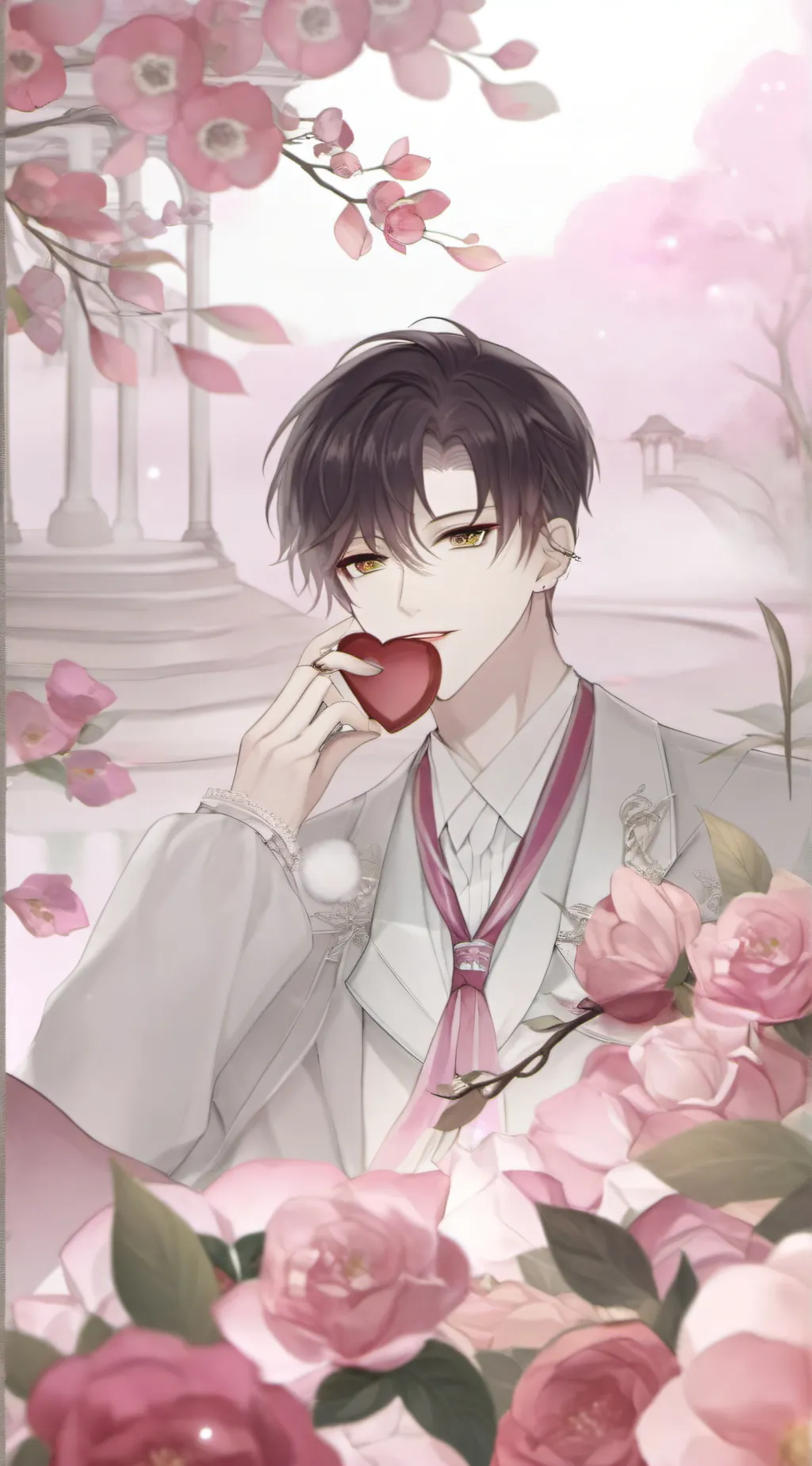 ai character: 箫木择 background