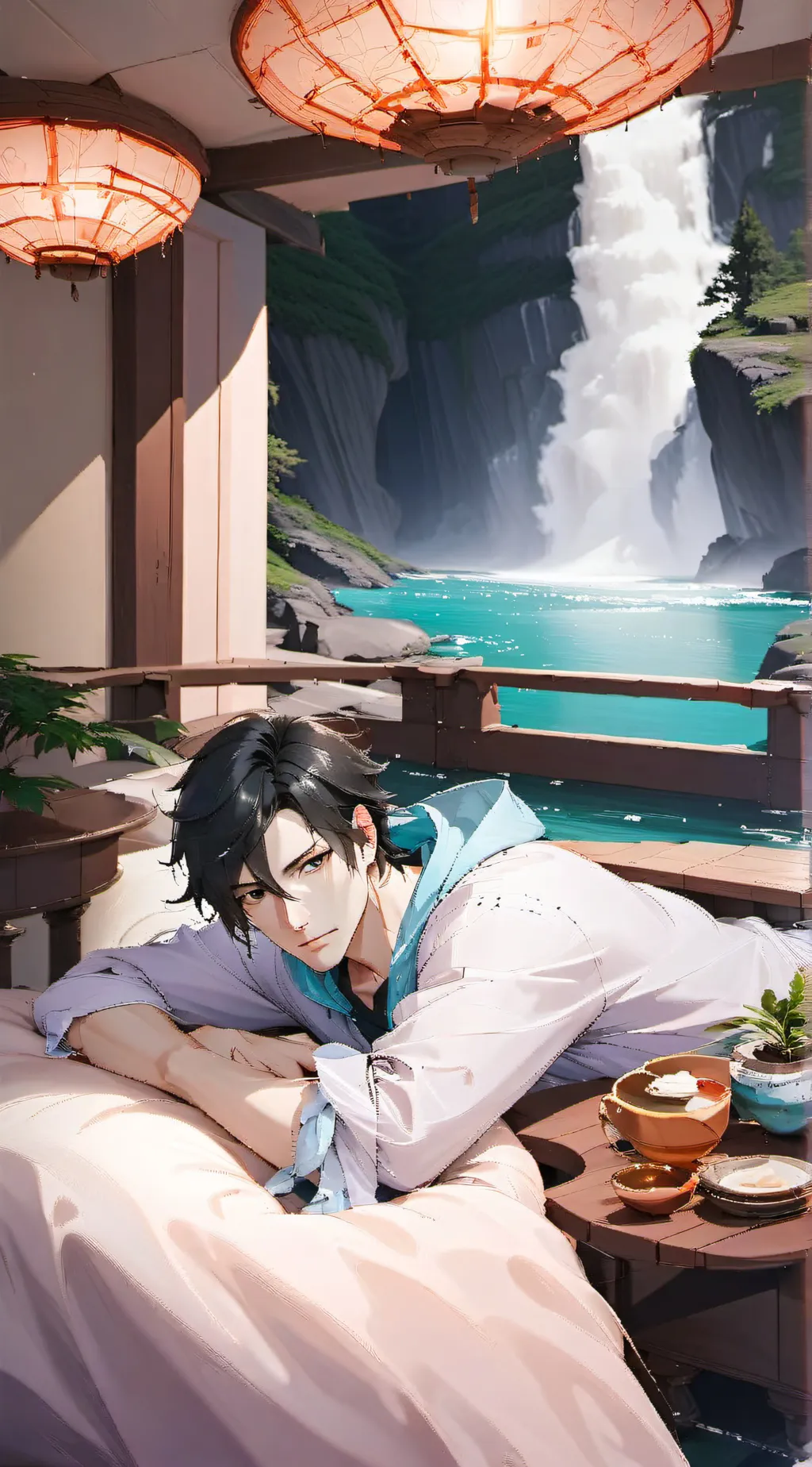 ai character: leo background